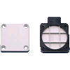   Blindplatte f&uuml;r CEE-Dosen 75x75mm grau